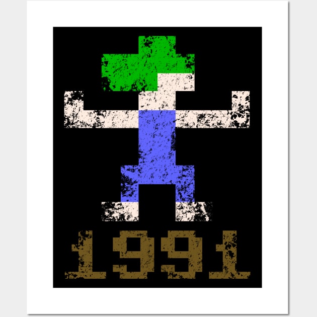 Lemmings 1991 Wall Art by Nerd_art